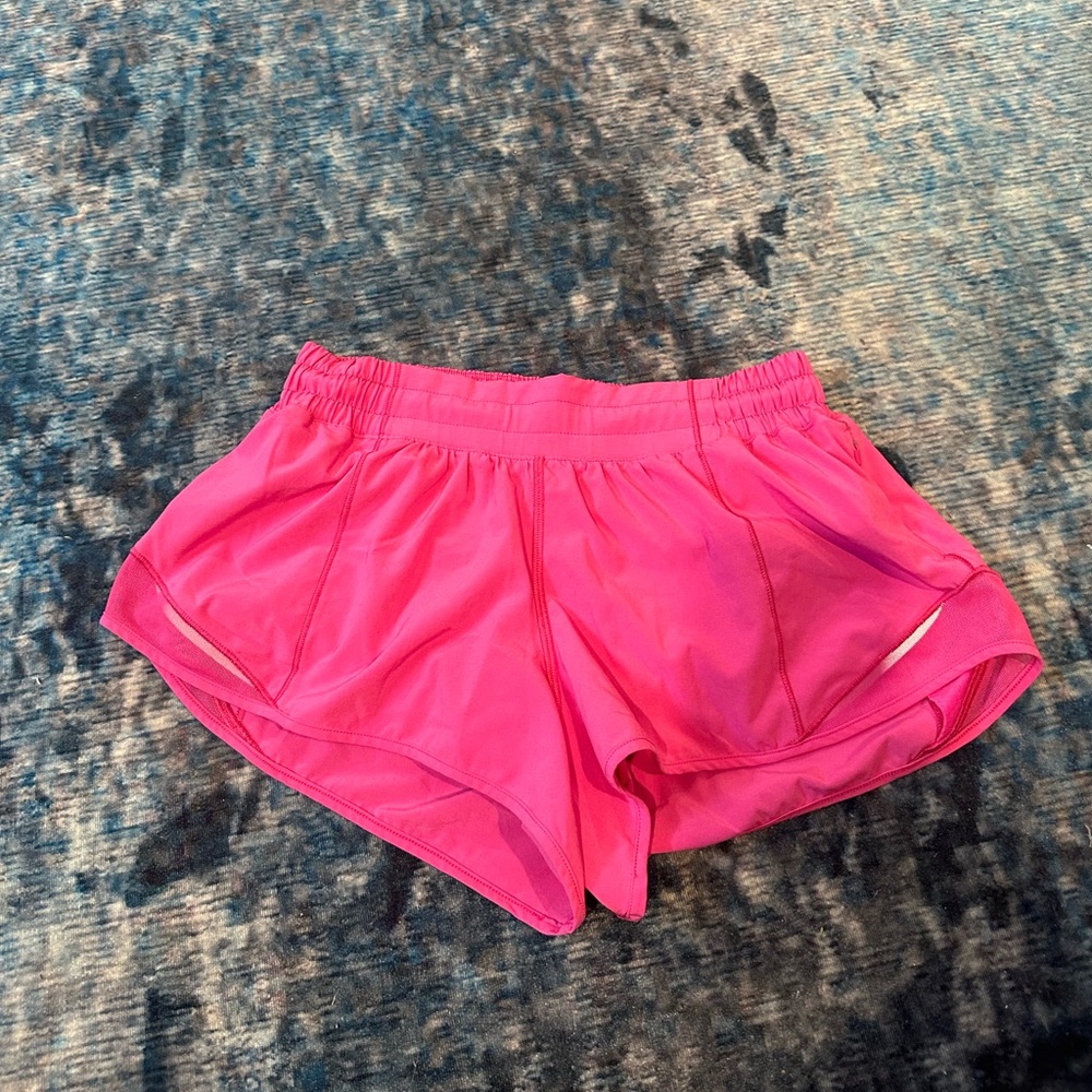 Lululemon Athletica Hot Pink Hotty Hot Low Rise Shorts